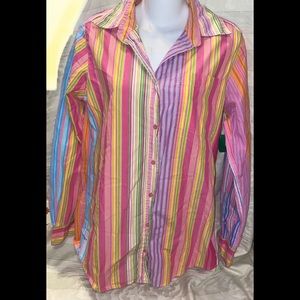 Victoria secrets stripped button up